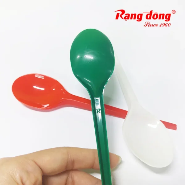 Muỗng nhựa dùng 1 lần cho trà sữa, cà phê - Rạng Đông